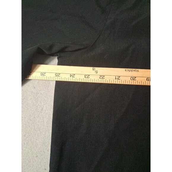 Black Tip Shirt Men's XL Short Sleeve Button Up Large Embroidered Bull Dolphin - Picture 5 of 7